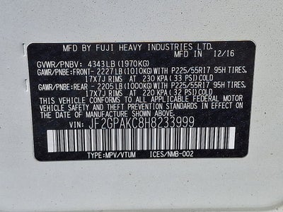 2017 Subaru Crosstrek Limited