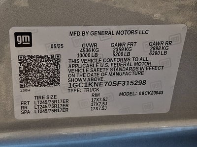 2025 Chevrolet Silverado 2500 HD LT