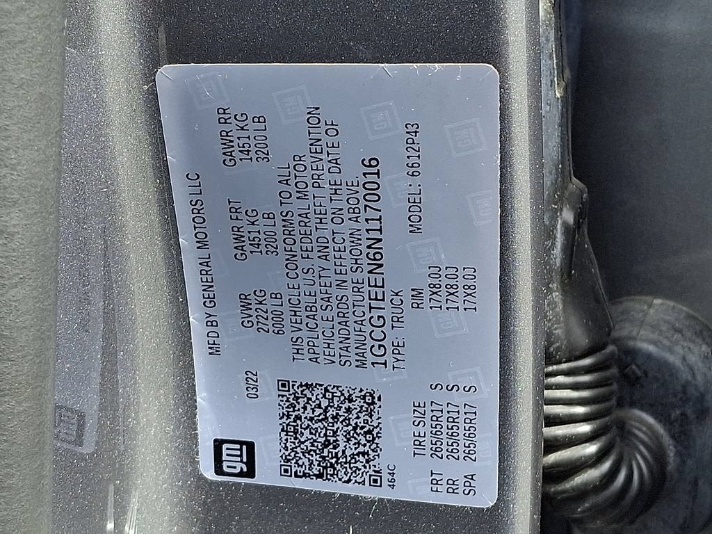 2022 Chevrolet Colorado 4WD ZR2
