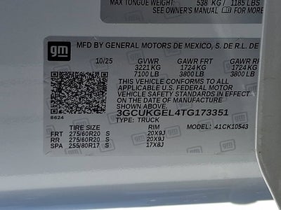 2026 Chevrolet Silverado 1500 LTZ