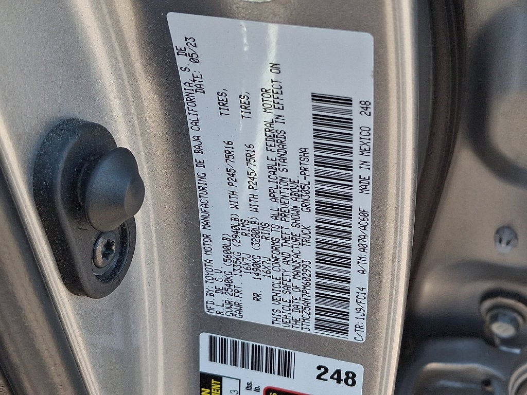 2023 Toyota Tacoma 4WD SR