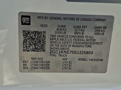 2025 Chevrolet Silverado 2500HD LT