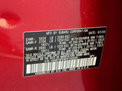 2024 Subaru Outback Touring XT