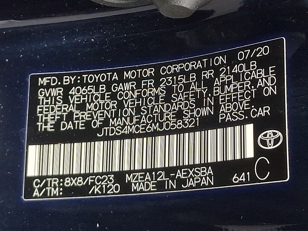 2021 Toyota Corolla APEX SE