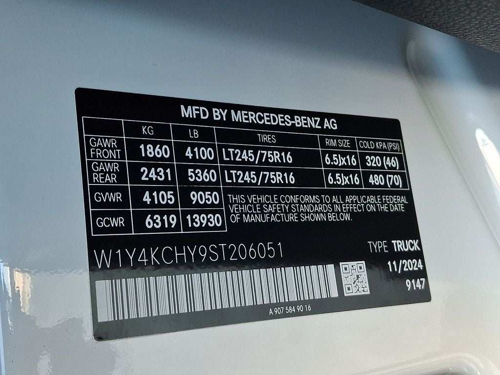 2025 Mercedes-Benz Sprinter 2500 High Roof