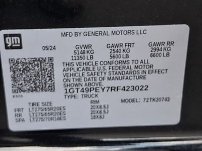 2024 GMC Sierra 2500HD 4WD Crew Cab Standard Bed AT4