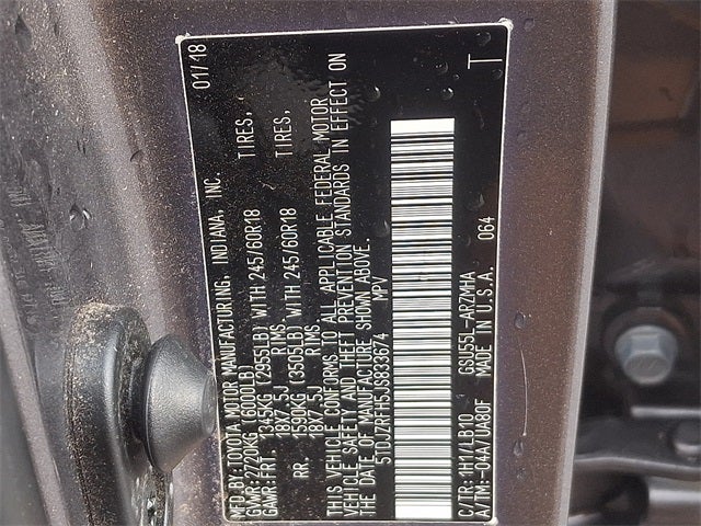 2018 Toyota Highlander XLE