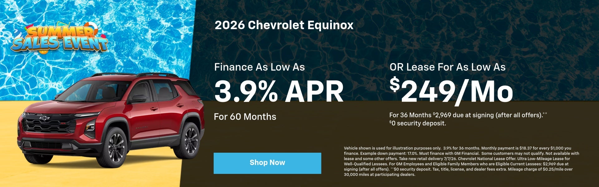 2026 Chevrolet Equinox June Specials